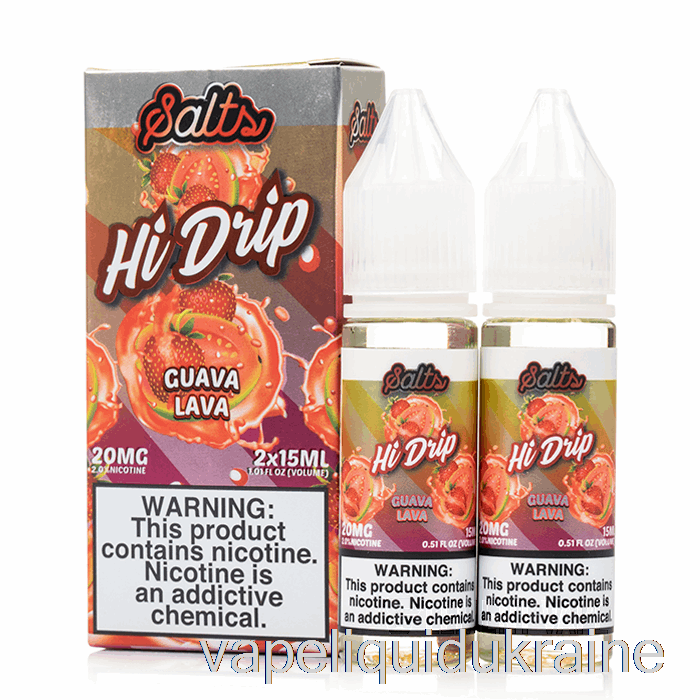 Vape Ukraine Guava Lava - Hi-Drip SALTS - 30mL 20mg